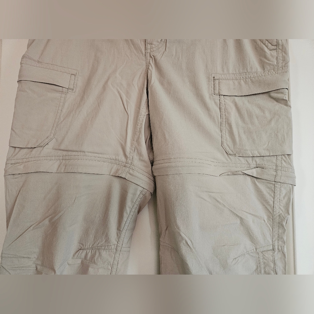 REI Co-op Cargo Pants Tan Relaxed Fit Women's 8 Petite - Picture 3 of 10